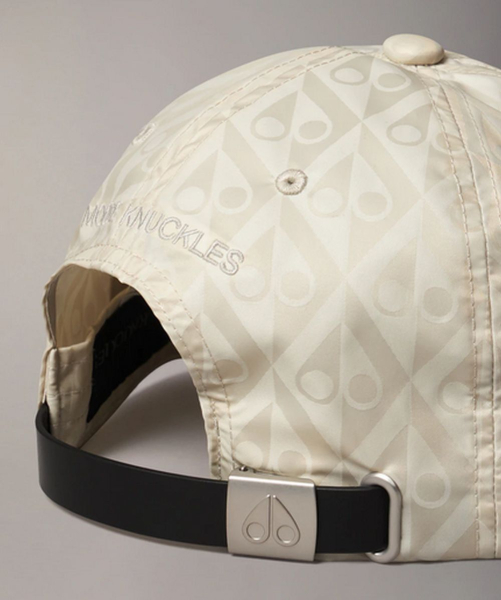Moose Knuckles crescent logo cap mono